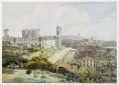 A View of Rome Taken from the Pincio, 1776 by William Pars